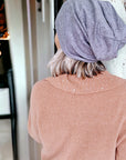 Bonnet tombant marron chiné - 𝐌𝐚𝐫𝐢𝐧𝐚𝟒𝟒𝐟𝐚𝐦𝐢𝐥𝐲