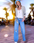 Jean bootcut dry