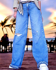 Jean bootcut dry