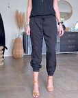 Pantalon noir jogg