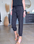 Pantalon noir jogg