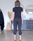 Pantalon noir jogg
