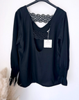 Blouse dos ouvert