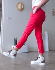 Pantalon jog red