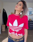 Tee-shirt top crop