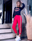 Pantalon jog red