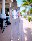 Pantalon jogg taupe