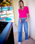 Jean flare dry