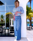 Jean flare dry