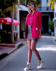 Veste boy fuchsia