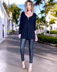 Pull tunique black