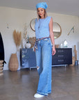 Jean bootcut dry
