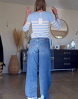 Jean flare dry