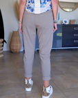 Pantalon jogg taupe