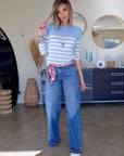 Ceinture ruban rose