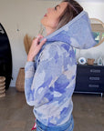 Cardigan camouflage blue
