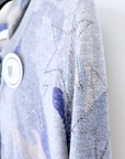 Cardigan camouflage blue