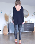 Pull tunique black