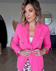 Veste Bina rose fluo