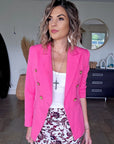 Veste Bina rose fluo