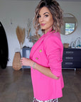 Veste Bina rose fluo