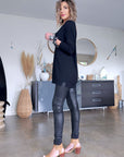 Pull tunique black