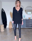 Pull tunique black