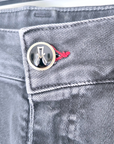 Short denim noir gris
