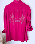 Chemise fuchsia rock