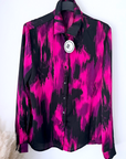 Chemise tie fuchsia