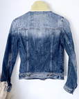 Veste delavé en denim