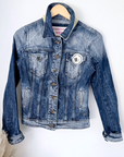 Veste delavé en denim