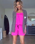 Combi-short fuchsia fluo
