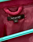 Veste suédine framboise