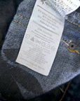Short denim bleu