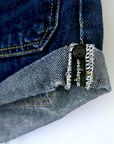 Short denim bleu