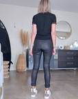 🔥Legging cuir noir