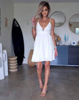 Robe White gaz de coton