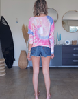 Pull double sens tie and dye