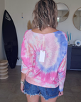 Pull double sens tie and dye