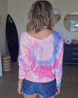 Pull double sens tie and dye