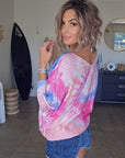 Pull double sens tie and dye