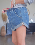 Short Vintage en denim