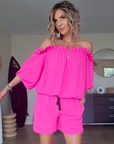 Combi-short fuchsia fluo