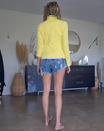 Veste sweat yellow