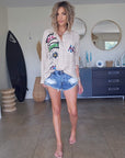 Short destroy en denim