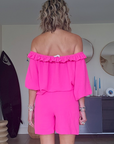 Combi-short fuchsia fluo