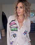 Chemise graffiti