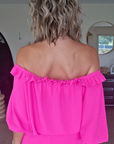 Combi-short fuchsia fluo