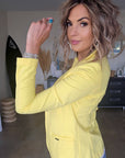 Veste sweat yellow